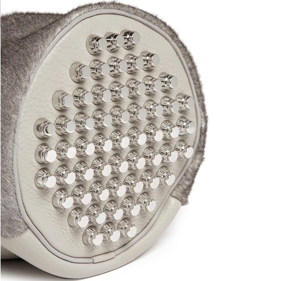 SOLD ✨ Alexander Wang 'DIEGO' Small CalfHair Panel Leather Bucket Bag - Picture 6 of 10